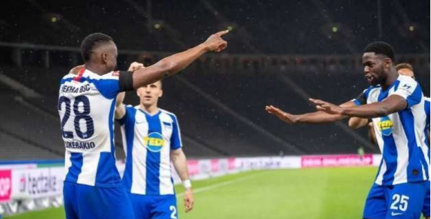  柏林赫塔主场不敌霍芬海姆遭遇德甲三连败